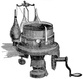 Hand-cranked sock machine