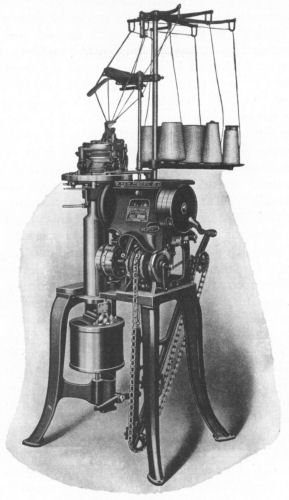 Hosiery knitting machine