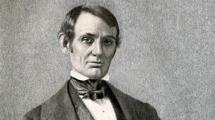 Portrait of Abraham Lincoln in 1848