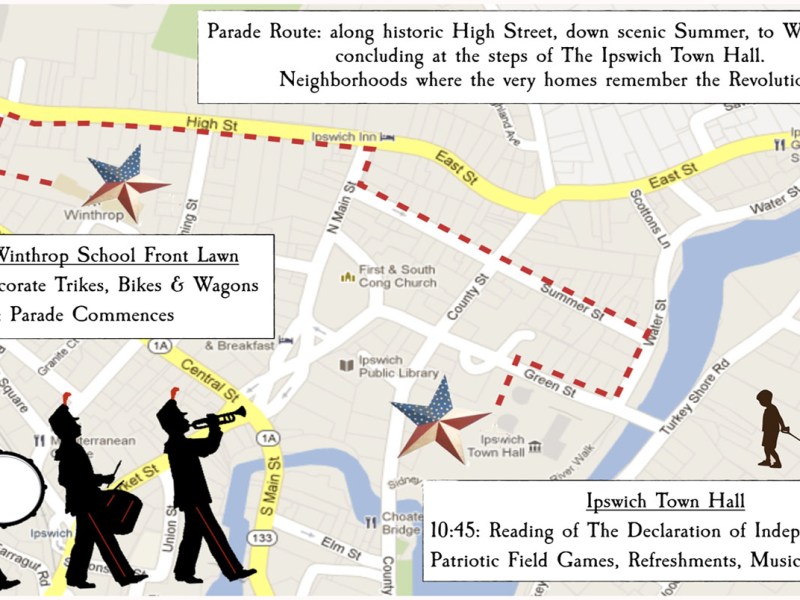 Ipswich Fourth of July Walking and Bicycling Parade Will Feature Revolutionary Era&nbsp;Homes
