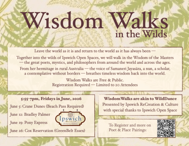 Wisdom walks in the Woods