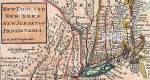 Early map of Northeast Colonial America