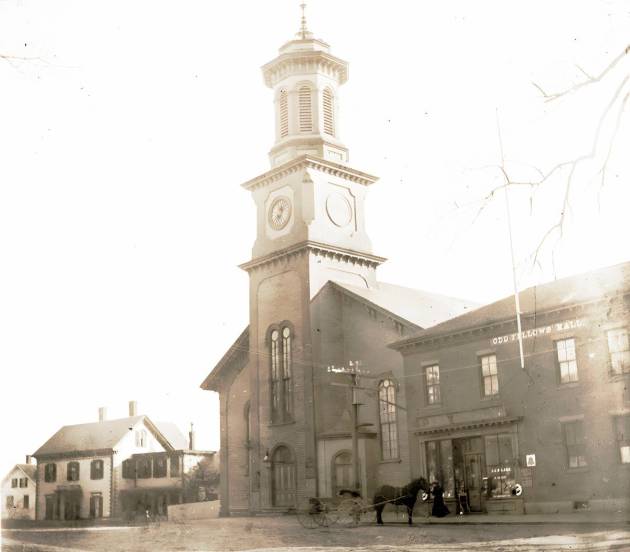The Ipswich MA Methodist Church at the beginning of the 20th century