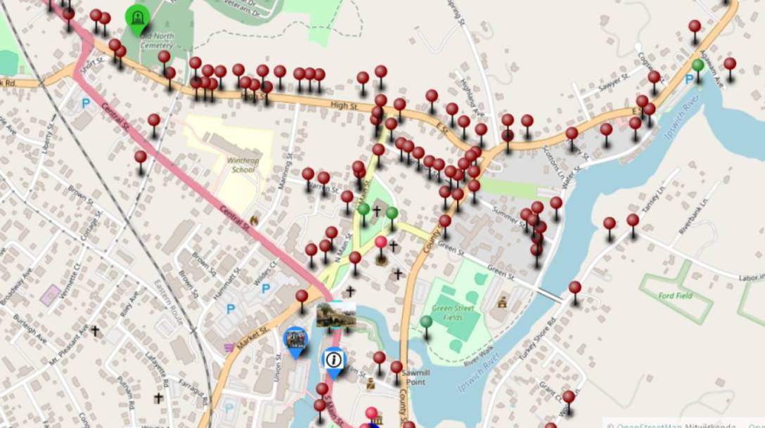 Interactive map of Historic Ipswich MA